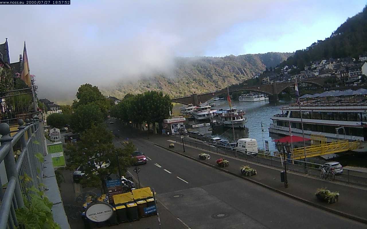 Archiv Foto Webcam Cochem Uferpromenade - Blick auf die Mosel
