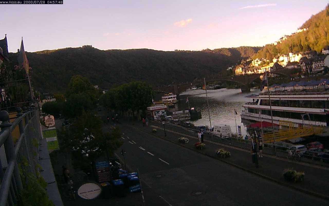 Archiv Foto Webcam Cochem Uferpromenade - Blick auf die Mosel