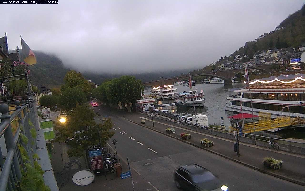 Archiv Foto Webcam Cochem Uferpromenade - Blick auf die Mosel