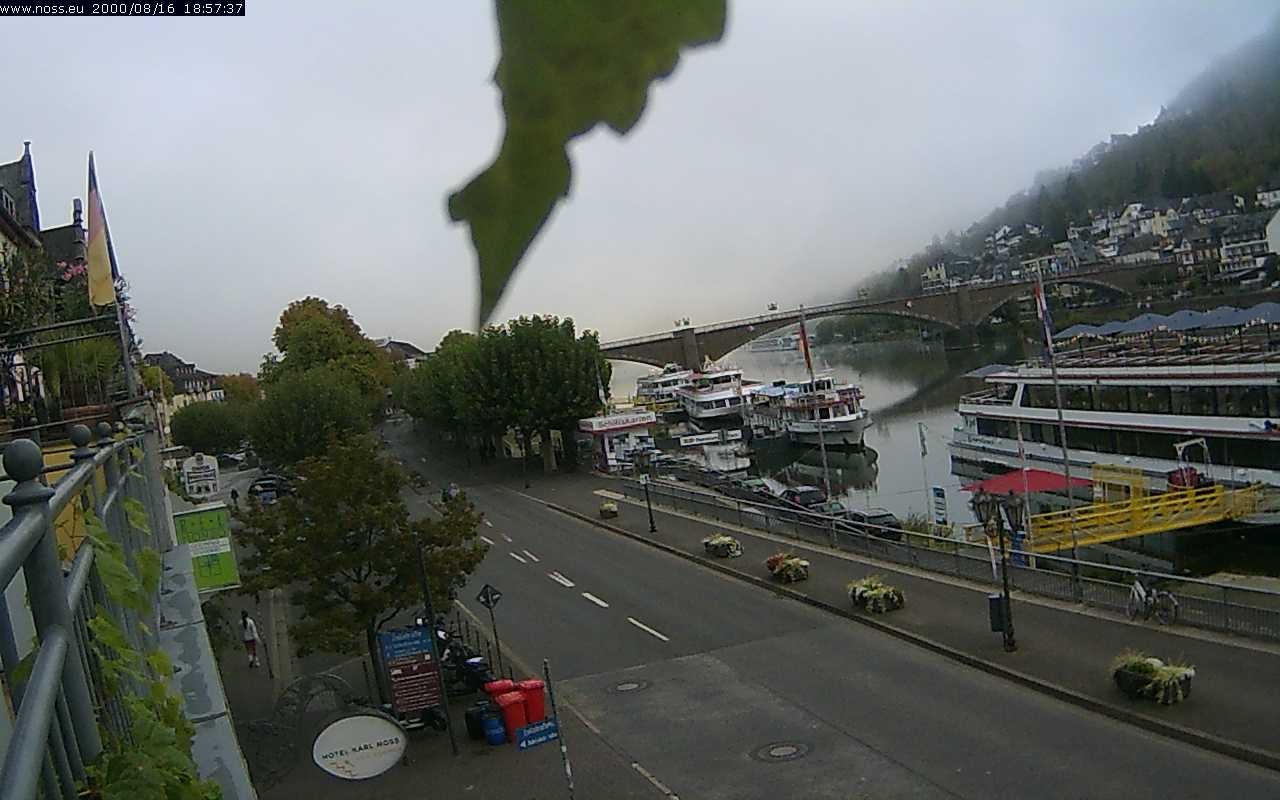 Archiv Foto Webcam Cochem Uferpromenade - Blick auf die Mosel