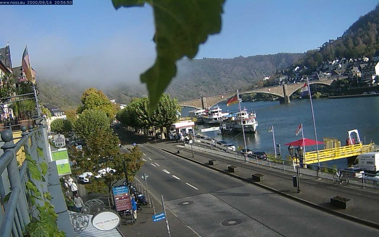 Archiv Foto Webcam Cochem Uferpromenade - Blick auf die Mosel