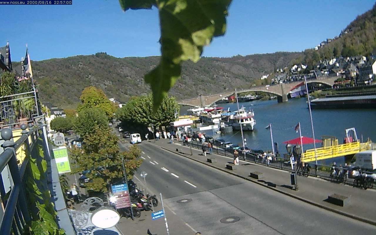 Archiv Foto Webcam Cochem Uferpromenade - Blick auf die Mosel