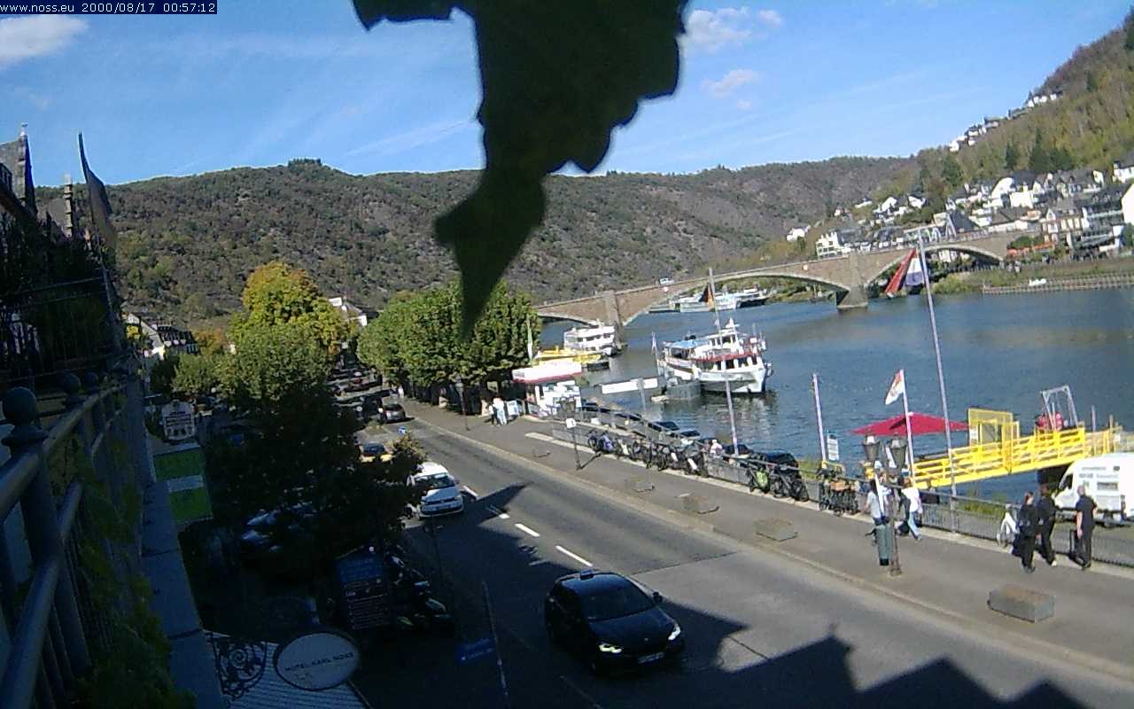 Archiv Foto Webcam Cochem Uferpromenade - Blick auf die Mosel