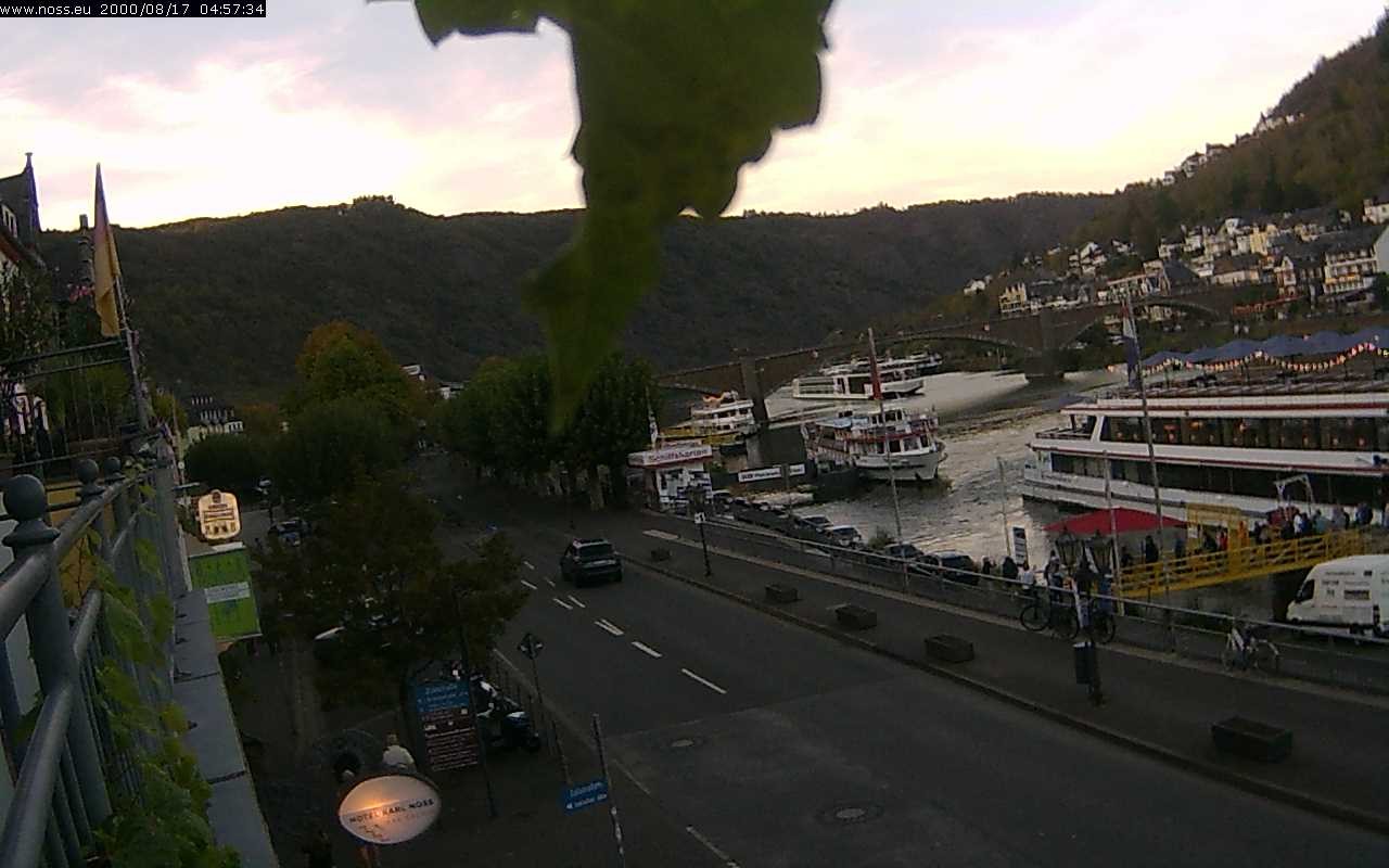 Archiv Foto Webcam Cochem Uferpromenade - Blick auf die Mosel