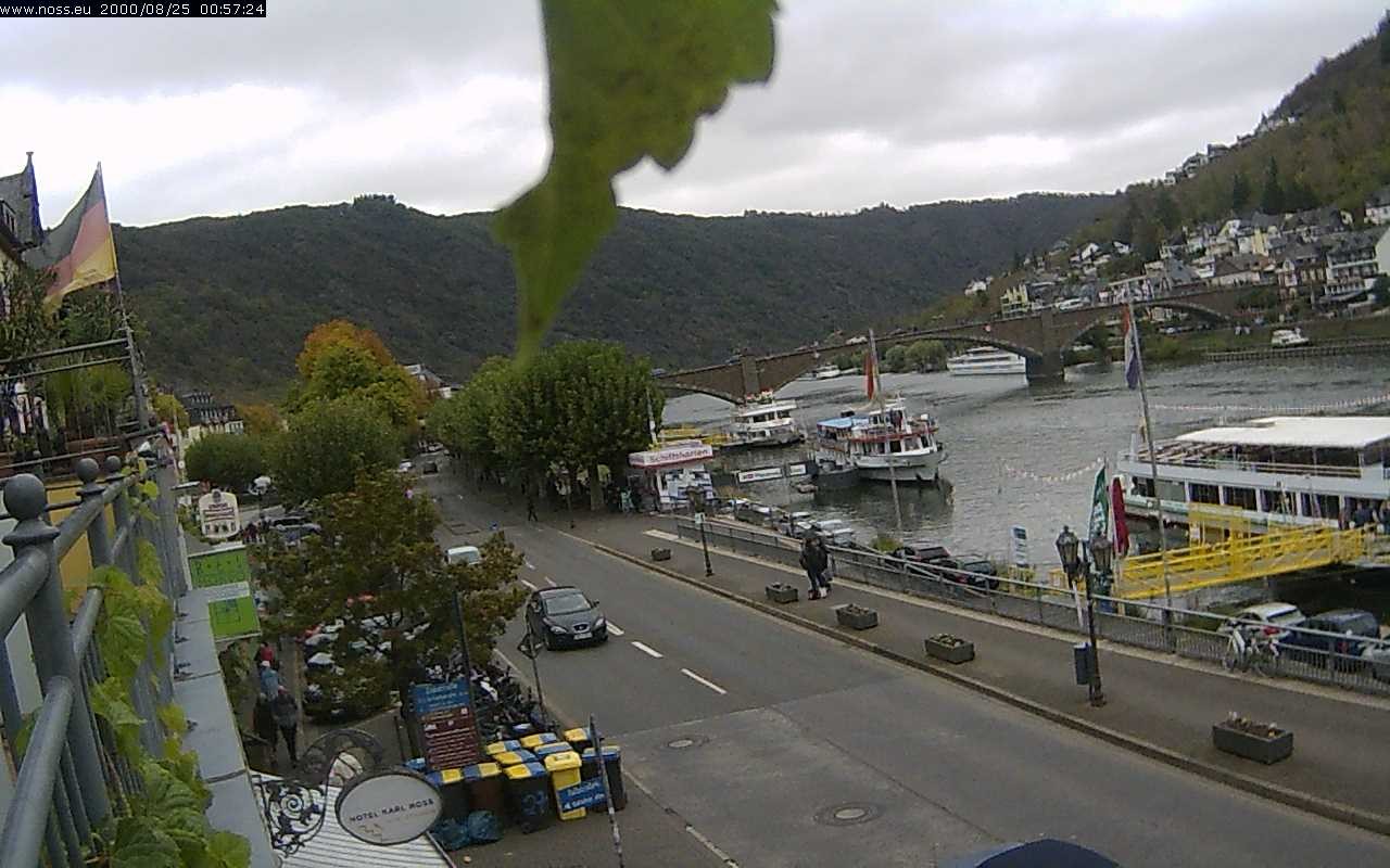 Archiv Foto Webcam Cochem Uferpromenade - Blick auf die Mosel