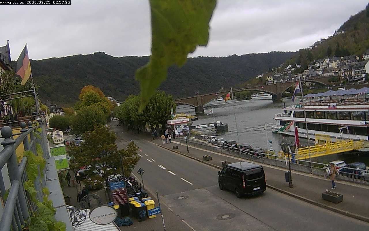 Archiv Foto Webcam Cochem Uferpromenade - Blick auf die Mosel