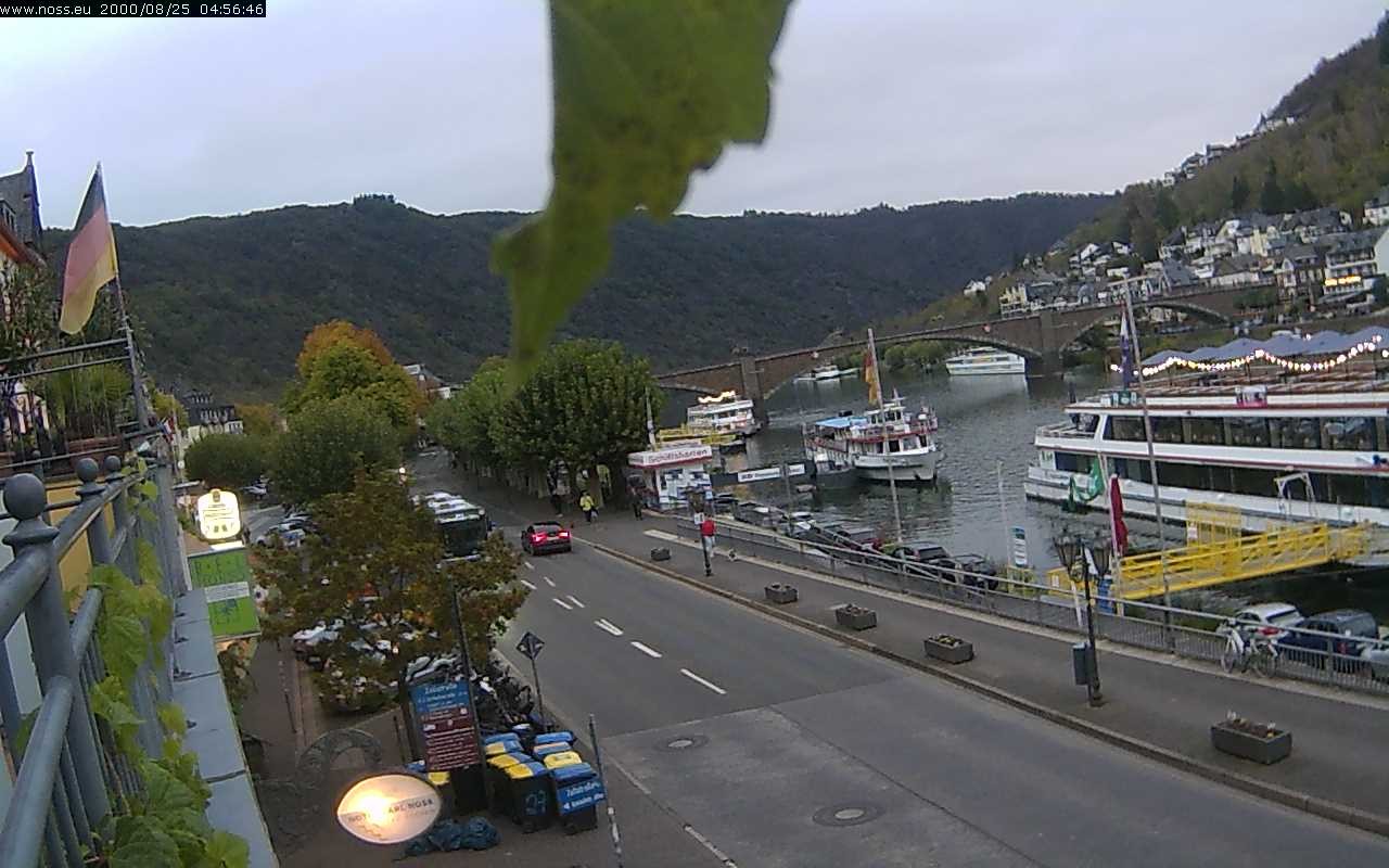 Archiv Foto Webcam Cochem Uferpromenade - Blick auf die Mosel