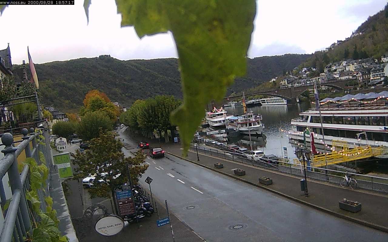 Archiv Foto Webcam Cochem Uferpromenade - Blick auf die Mosel
