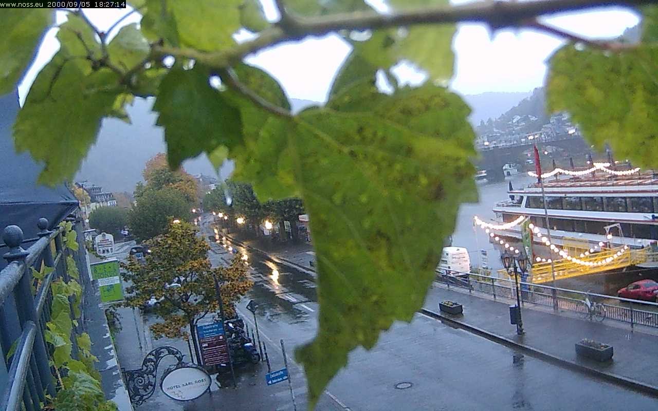Archiv Foto Webcam Cochem Uferpromenade - Blick auf die Mosel