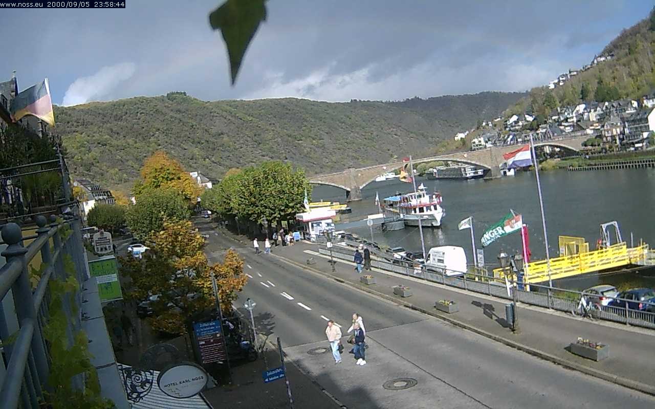 Archiv Foto Webcam Cochem Uferpromenade - Blick auf die Mosel