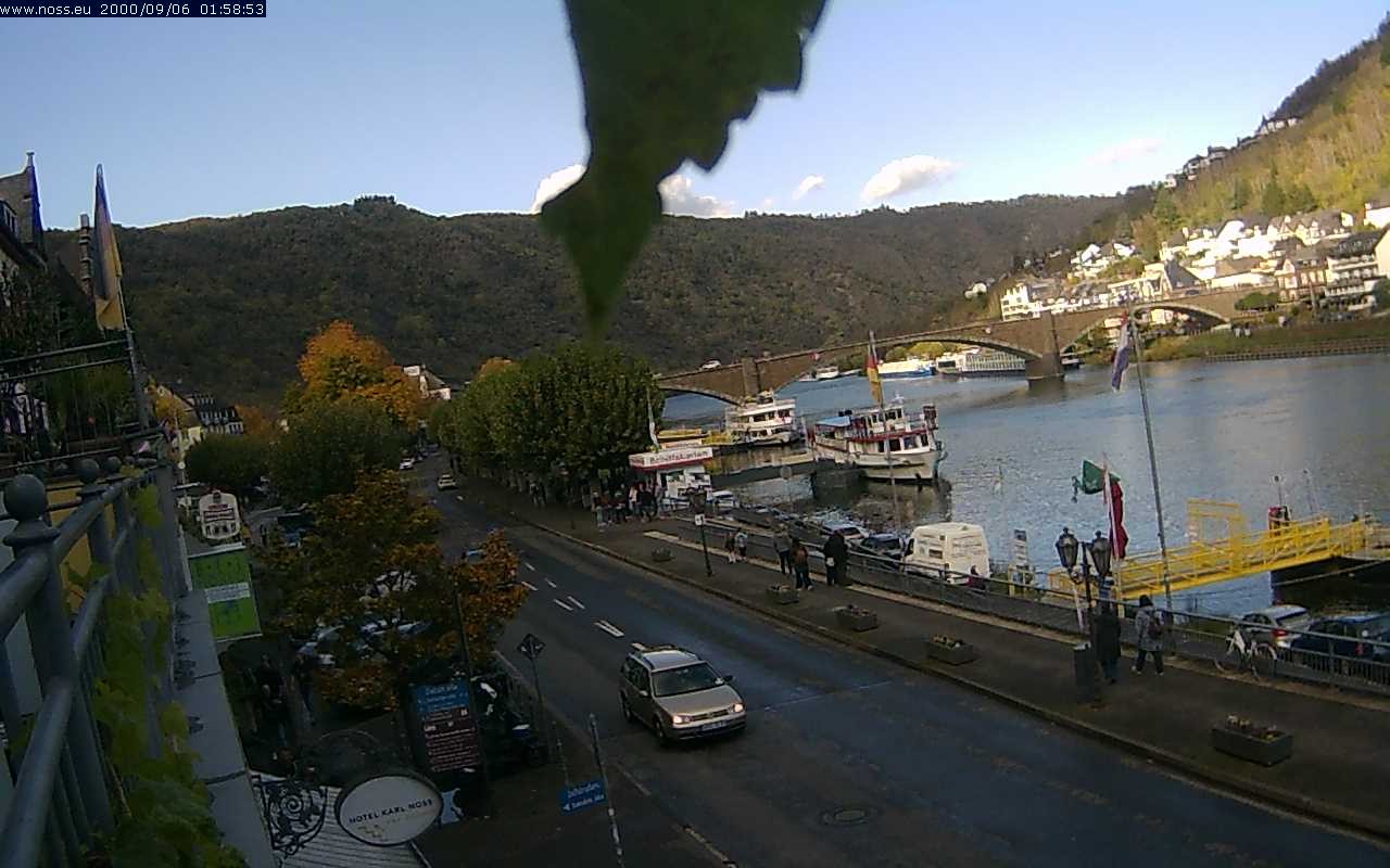 Archiv Foto Webcam Cochem Uferpromenade - Blick auf die Mosel