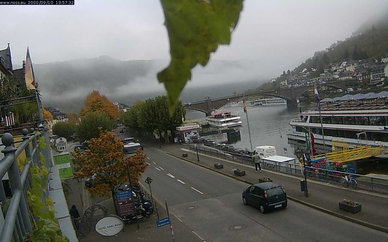 Archiv Foto Webcam Cochem Uferpromenade - Blick auf die Mosel