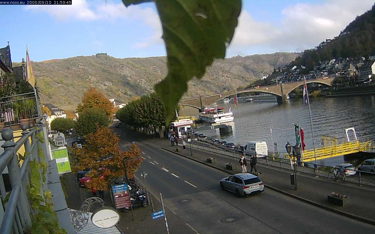 Archiv Foto Webcam Cochem Uferpromenade - Blick auf die Mosel