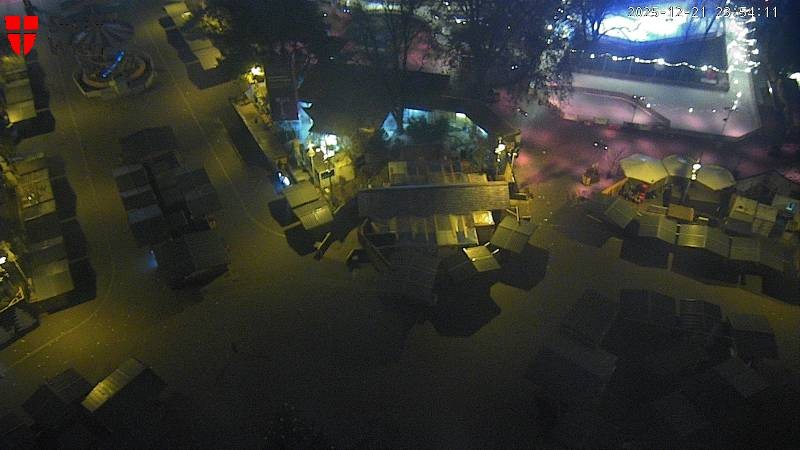 Archiv Foto Webcam Wien - Rathausplatz