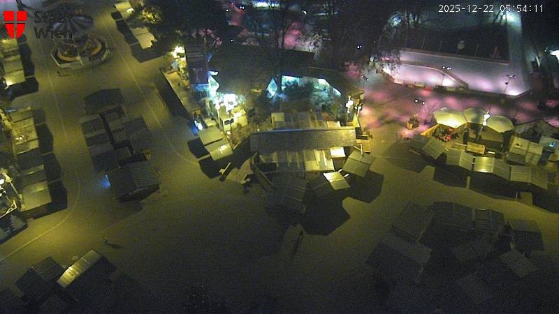 Archiv Foto Webcam Wien - Rathausplatz