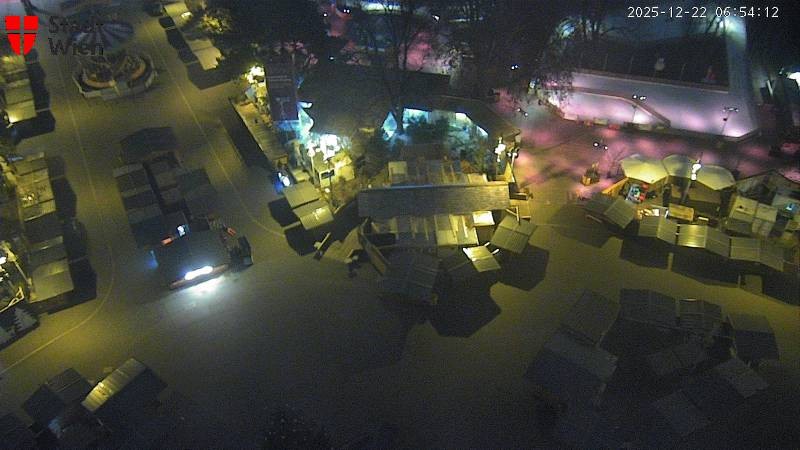 Archiv Foto Webcam Wien - Rathausplatz