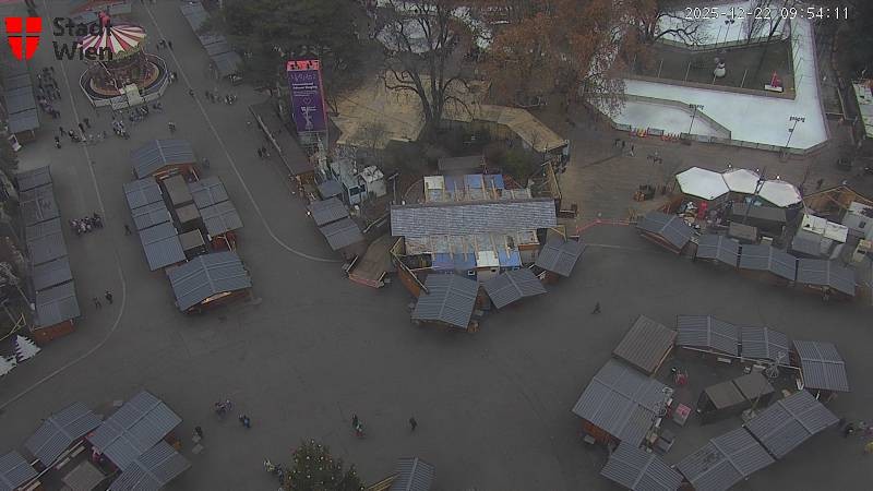 Archiv Foto Webcam Wien - Rathausplatz