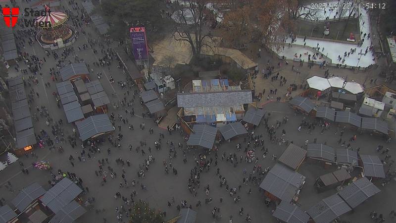 Archiv Foto Webcam Wien - Rathausplatz