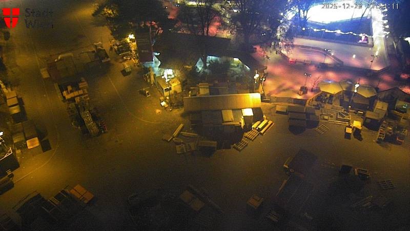 Archiv Foto Webcam Wien - Rathausplatz