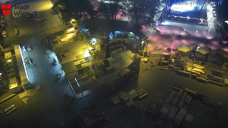 Archiv Foto Webcam Wien - Rathausplatz