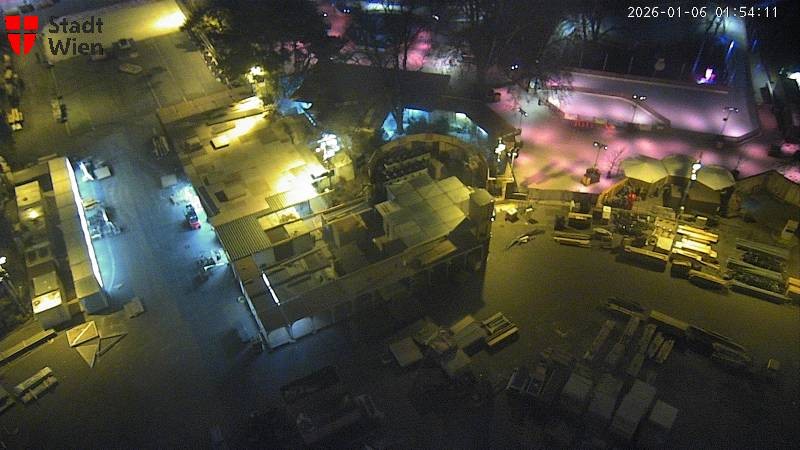 Archiv Foto Webcam Wien - Rathausplatz