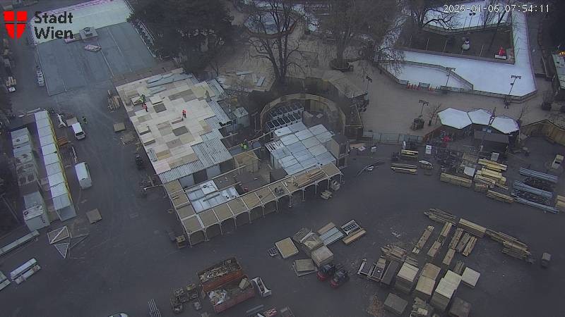 Archiv Foto Webcam Wien - Rathausplatz