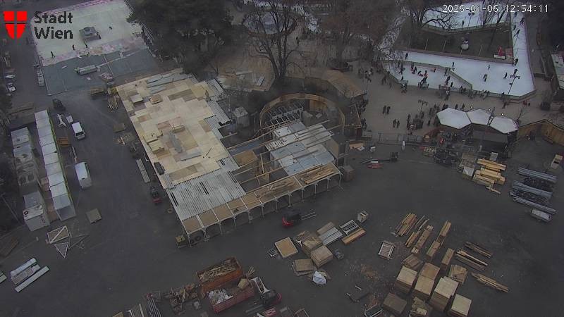 Archiv Foto Webcam Wien - Rathausplatz