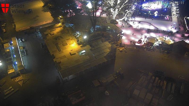 Archiv Foto Webcam Wien - Rathausplatz