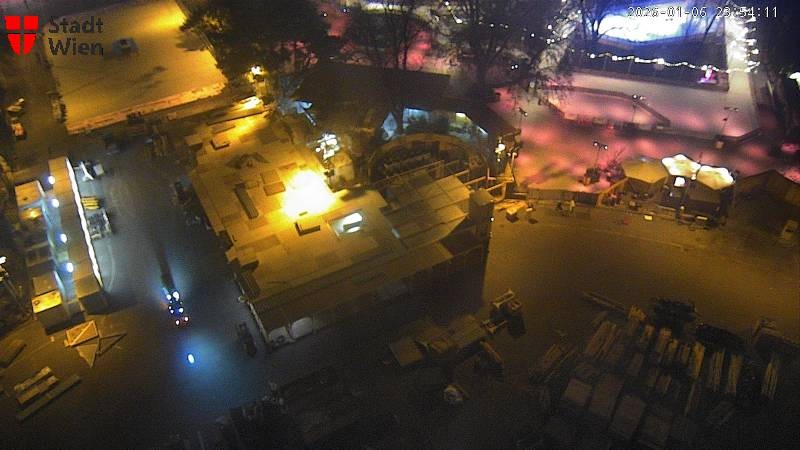 Archiv Foto Webcam Wien - Rathausplatz