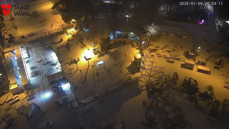 Archiv Foto Webcam Wien - Rathausplatz