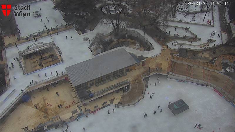 Archiv Foto Webcam Wien - Rathausplatz