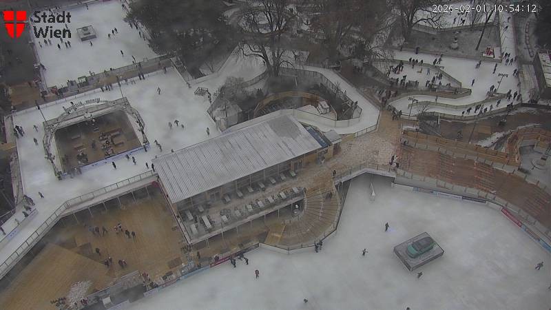 Archiv Foto Webcam Wien - Rathausplatz