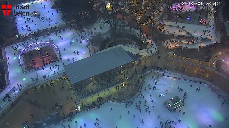 Archiv Foto Webcam Wien - Rathausplatz