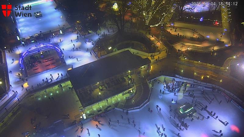 Archiv Foto Webcam Wien - Rathausplatz