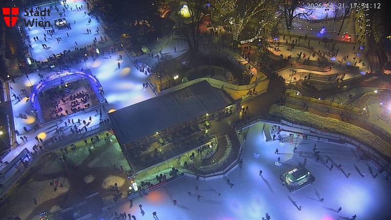 Archiv Foto Webcam Wien - Rathausplatz