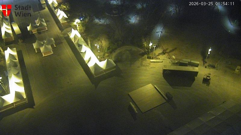 Archiv Foto Webcam Wien - Rathausplatz