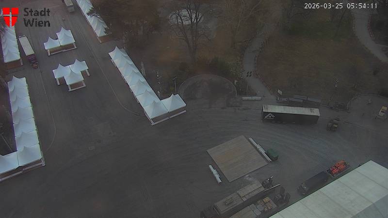 Archiv Foto Webcam Wien - Rathausplatz