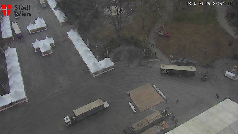 Archived image Webcam Vienna - City Hall