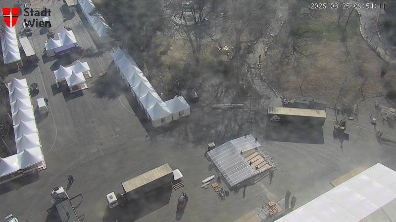 Archived image Webcam Vienna - City Hall