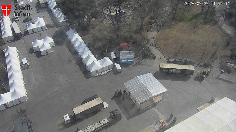 Archived image Webcam Vienna - City Hall