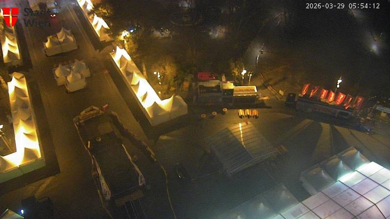 Archiv Foto Webcam Wien - Rathausplatz