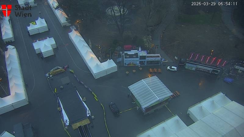 Archived image Webcam Vienna - City Hall