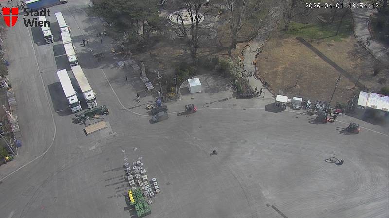 Archiv Foto Webcam Wien - Rathausplatz