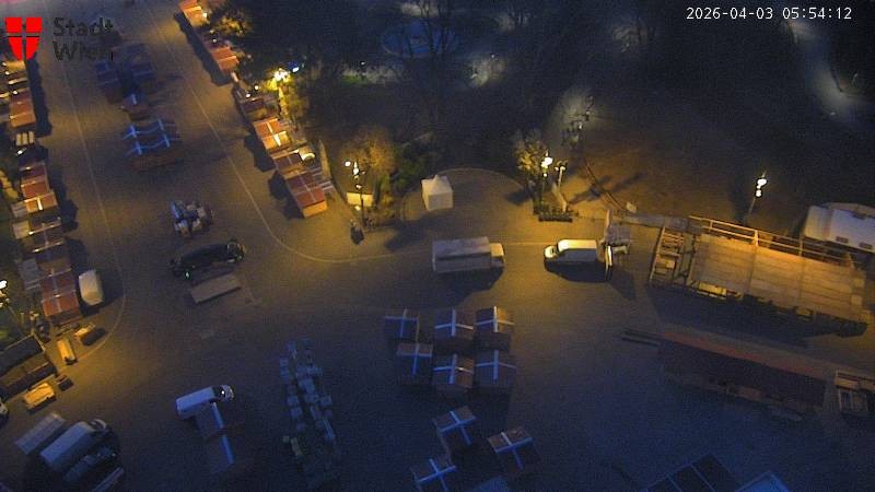 Archiv Foto Webcam Wien - Rathausplatz