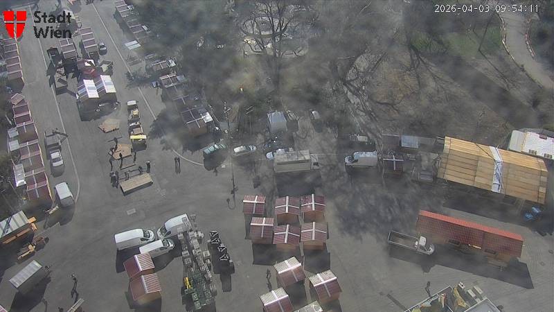 Archiv Foto Webcam Wien - Rathausplatz