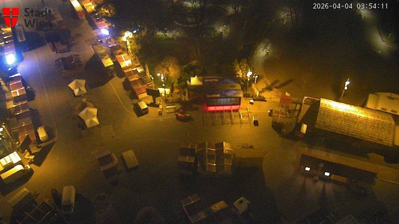 Archiv Foto Webcam Wien - Rathausplatz