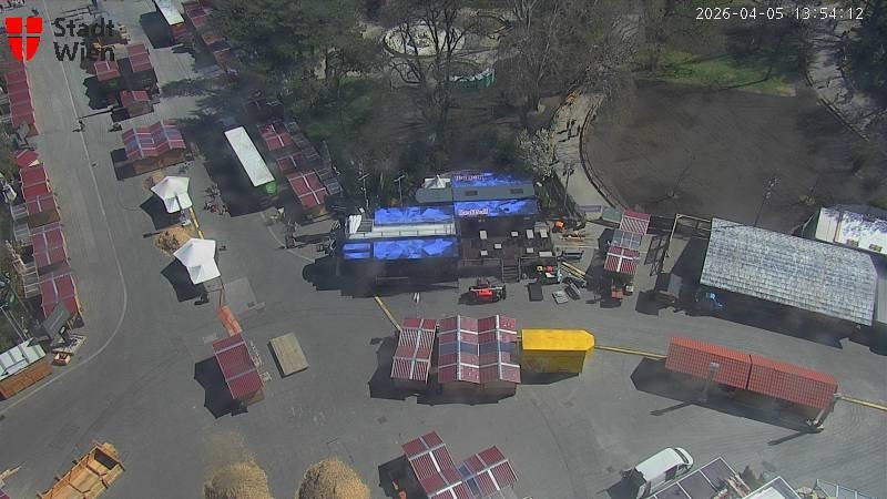 Archiv Foto Webcam Wien - Rathausplatz