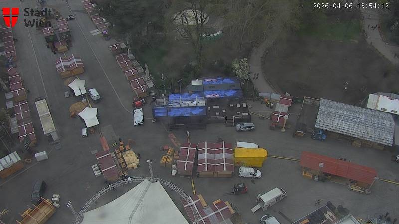 Archiv Foto Webcam Wien - Rathausplatz