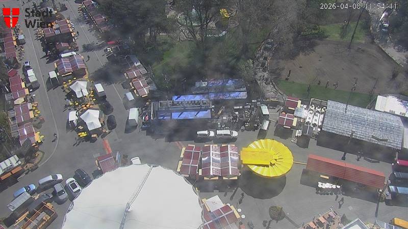 Archiv Foto Webcam Wien - Rathausplatz