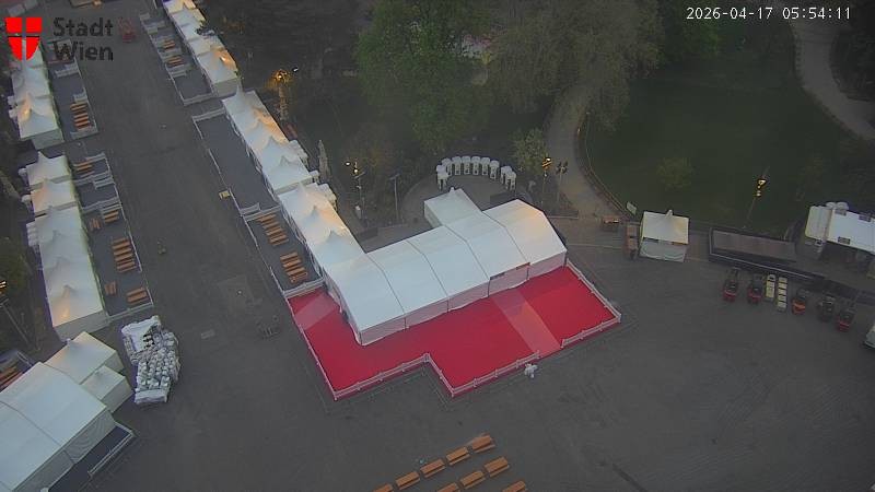 Archived image Webcam Vienna - City Hall